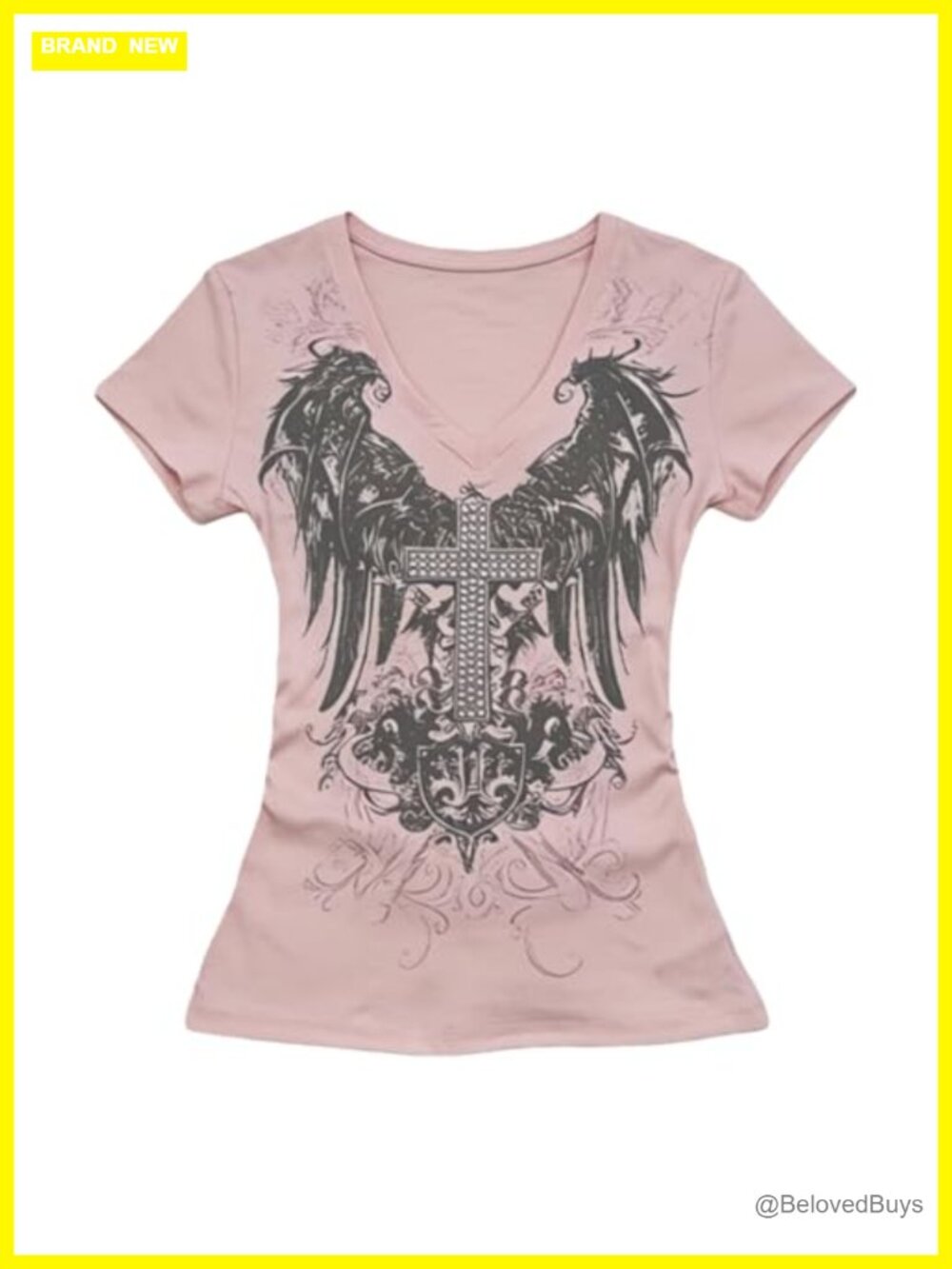 Women Y2K Emo Graphic Tee Short Sleeve Slim Fit Vintage Grunge Shirt